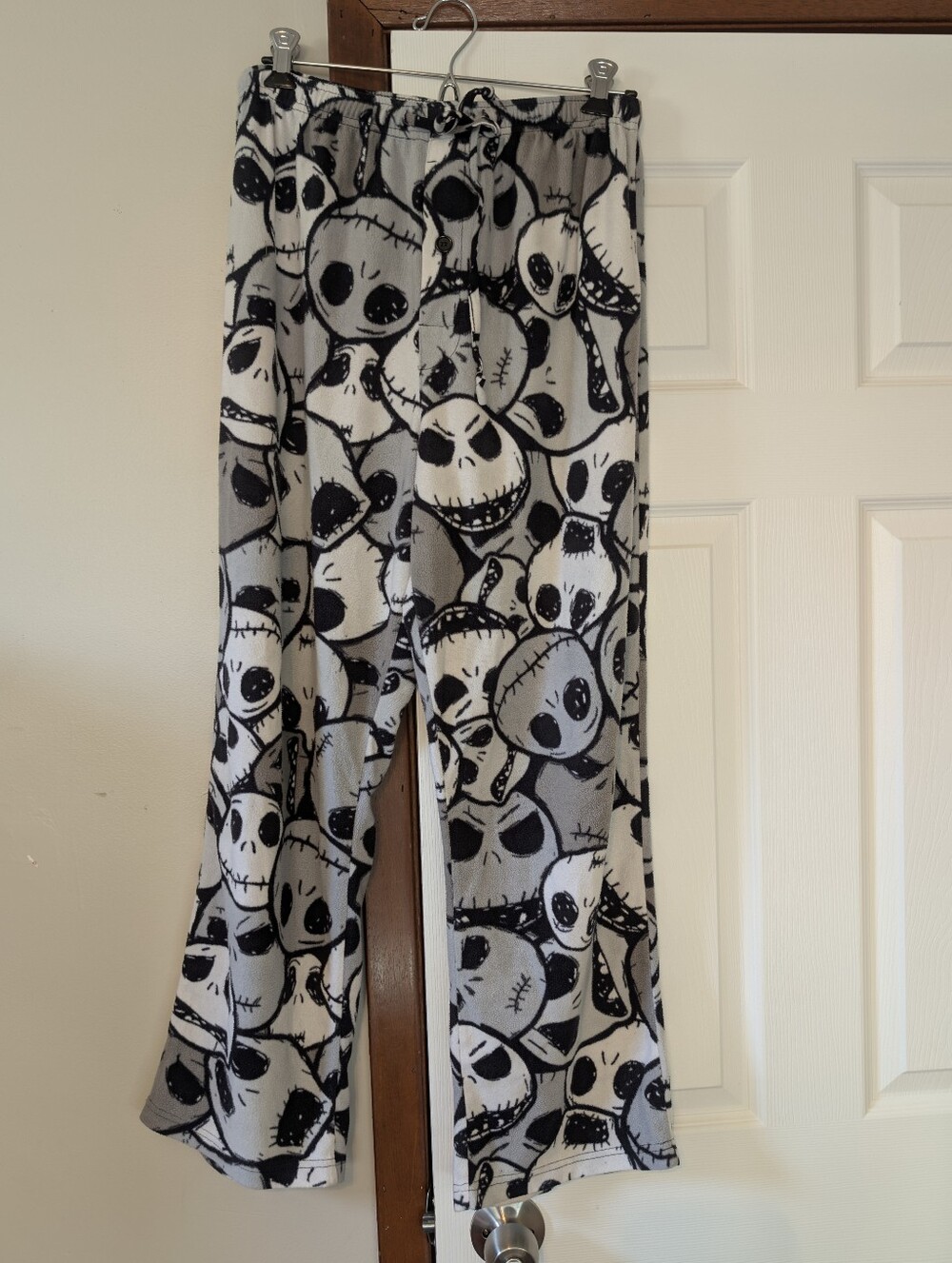 Disney Nightmare Before Christmas Jack Skellington Print Fleece Pants